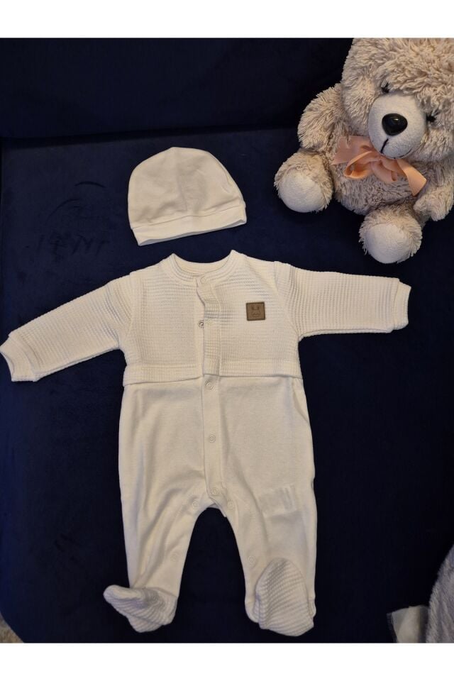 Luminus Baby Waffle Dokulu Tulum & Şapka