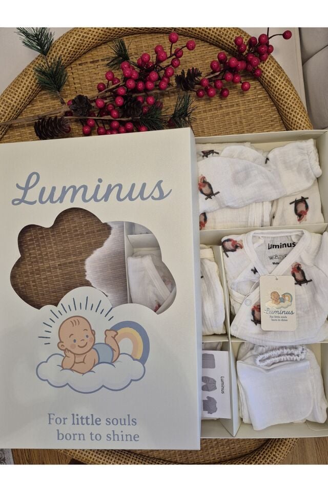 Luminus Baby Yenidoğan Seti | Özel Tasarım Kutusunda
